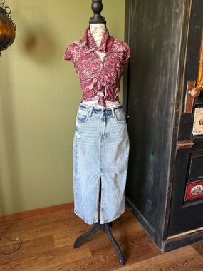 Denim Skirt
